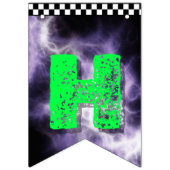 Monster Truck Verjaardagsbanner Vlaggetjes (Tweede vlag)