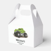 Monster Truck Verjaardagsfeest Minimale Jongens Ve Bedankdoosjes (Voorkant Zijde)