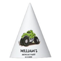Monster Truck Verjaardagsfeestje Minimaal Jongens 
