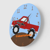 Monster Truck Wall Clock Grote Klok (Hoek)