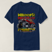 Monster Truck Whoops Red T-shirt (Design voorkant)