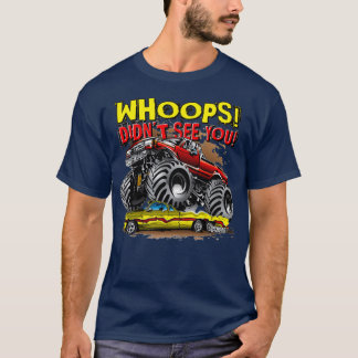 Monster Truck Whoops Red T-shirt