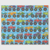 Monster Truck Wrapping Papier (Vlak)