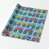 Monster Truck Wrapping Papier (Uitgerold)