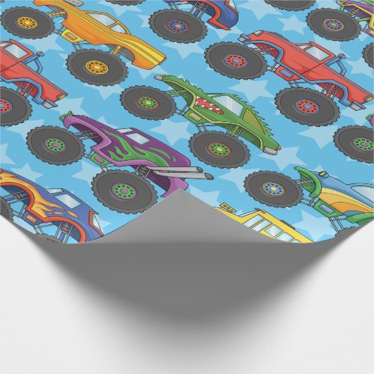 Monster Truck Wrapping Papier (Hoek)