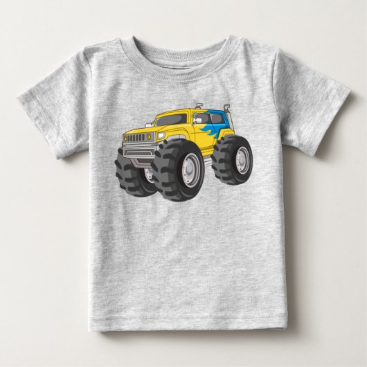 Monster Truck Yellow Blue (Voorkant)