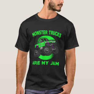  Monster Truck Zijn Mijn Jam Retro Sunset USA T-shirt