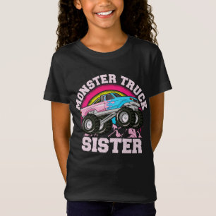 Monster Truck Zuster Matching Familie Monster Truc T-shirt