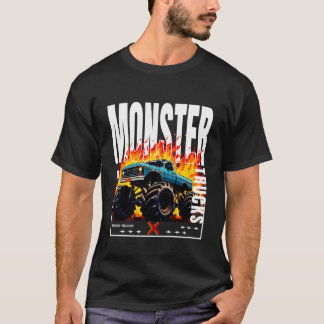 Monster Trucker Cool Monster Truck for Toddlers Yo T-shirt