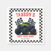 Monster Trucks 1e verjaardag Servet (Voorkant)