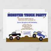 MONSTER TRUCKS 5x7 Kaart (Voorkant / Achterkant)