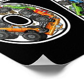 Monster Trucks 67 Meme Funny Design For Boys Kids  Poster (Hoek)
