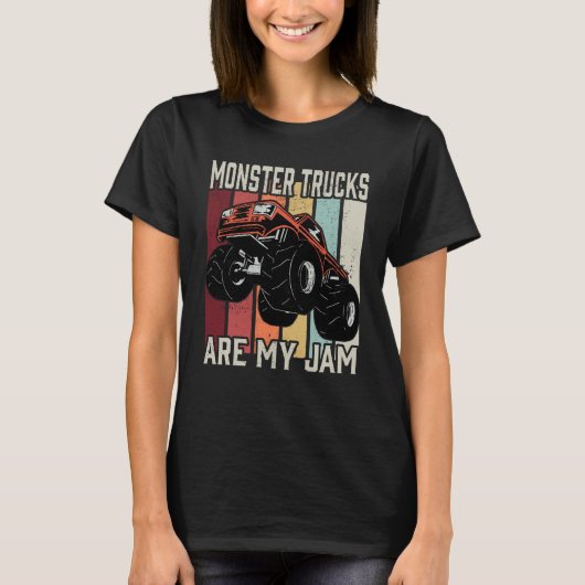 Monster Trucks Are My Jam  1 T-shirt (Voorkant)