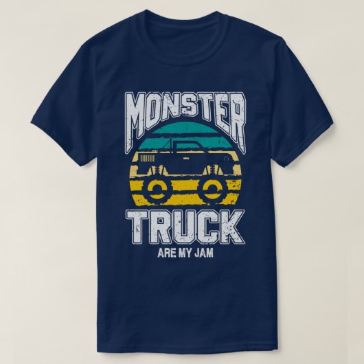 monster trucks are my jam toddler monster jam mons t-shirt (Design voorkant)