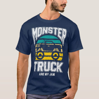 monster trucks are my jam toddler monster jam mons t-shirt