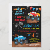 Monster Trucks Birthday Invitations for boy Trucks Kaart (Voorkant)