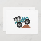 Monster Trucks Briefkaart (Voorkant / Achterkant)