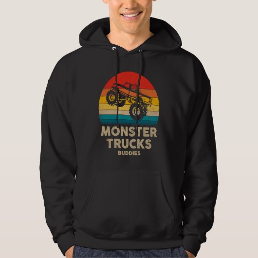 Monster Trucks Buddies  Monster Trucks Are My Jam  Hoodie (Voorkant)