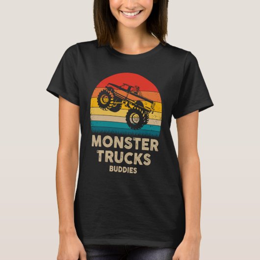 Monster Trucks Buddies  Monster Trucks Are My Jam  T-shirt (Voorkant)