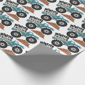 Monster Trucks Cadeaupapier (Hoek)