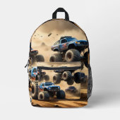 Monster Trucks Chaos, Bedrukte Rugzak (Voorkant)