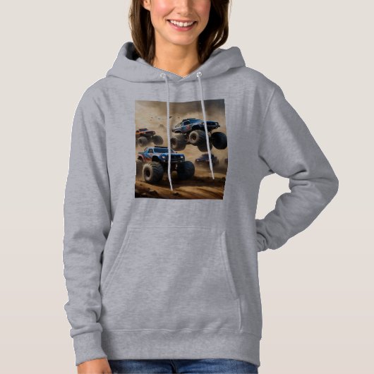 Monster Trucks Chaos, Dames Hoodie (Voorkant)