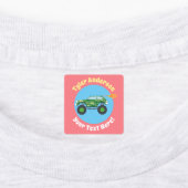 Monster Trucks, DIY Name & Message Labels (Aangebracht)