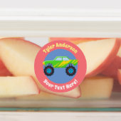 Monster Trucks, DIY Name & Message Labels (Aangebracht)