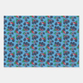 Monster Trucks en kerstbomen Patroon Inpakpapier Vel (Voorkant 2)