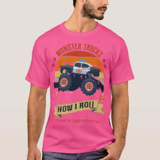 Monster Trucks How I Roll 29 T-shirt