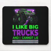 Monster Trucks - I Like Big Trucks And I Cannot Li Muismat (Voorkant)