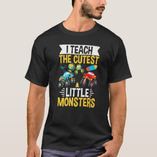 Monster Trucks ik leerde de beste kleine Monsters T-shirt