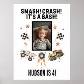 Monster Trucks Jongens Verjaardag Foto Poster (Voorkant)