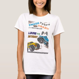 Monster Trucks Jongens Verjaardagsfeest Ouders T-shirt