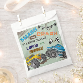 Monster Trucks Jongens Verjaardagsfeestje  Bedankzakje