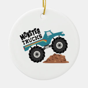 Monster Trucks Keramisch Ornament