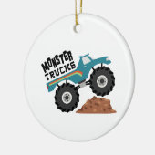 Monster Trucks Keramisch Ornament (Links)