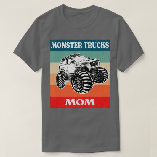 Monster Trucks Ma Retro  Monster Trucks Mo T-shirt (Design voorkant)