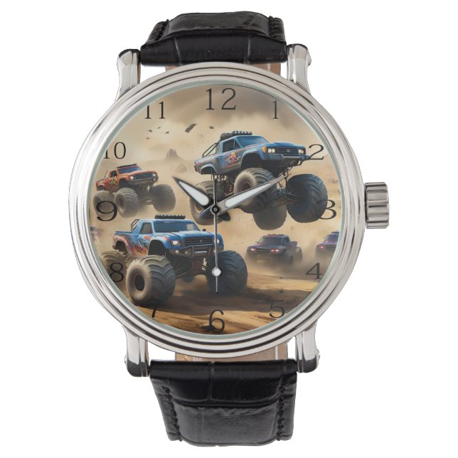 Monster Trucks Mayhem, Horloge (Voorkant)