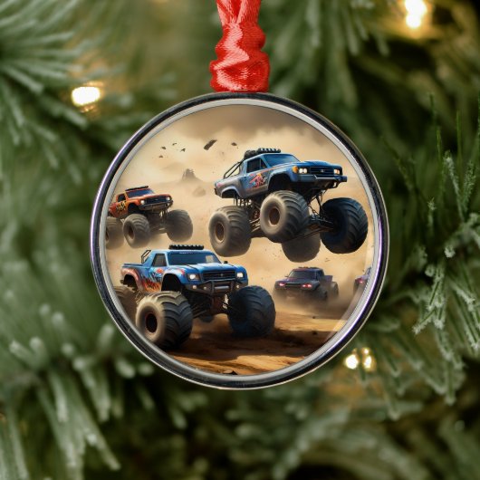 Monster Trucks Mayhem, Metalen Ornament (Boom)