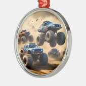 Monster Trucks Mayhem, Metalen Ornament (Links)
