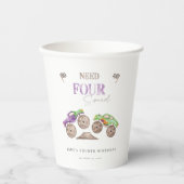 Monster Trucks Need Four Speed Verjaardag Papier C Papieren Bekers (Voorkant)