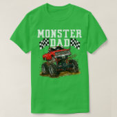 Monster Trucks Pap Voor Verjaardag Kind Vaderdag T-shirt (Design voorkant)