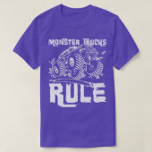 Monster Trucks Rule Jumping T-shirt (Design voorkant)