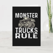 Monster Trucks Rule Kaart (Voorkant)