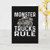 Monster Trucks Rule Kaart (Gele Bloem)