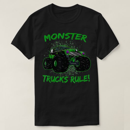 Monster Trucks Rule T-shirt (Design voorkant)