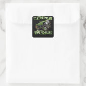 Monster Trucks T Funny Camouflage Birthday Gift Vierkante Sticker (Tas)