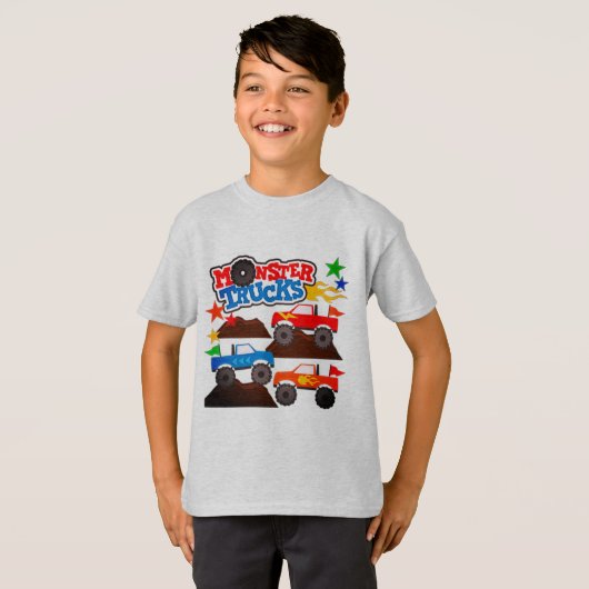Monster Trucks T-shirt (Voorkant volledig)