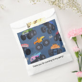 Monster Trucks Verjaardagsfeest Bedankzakje (Gezegeld)